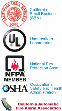 California SBA, UL, NFPA member, 